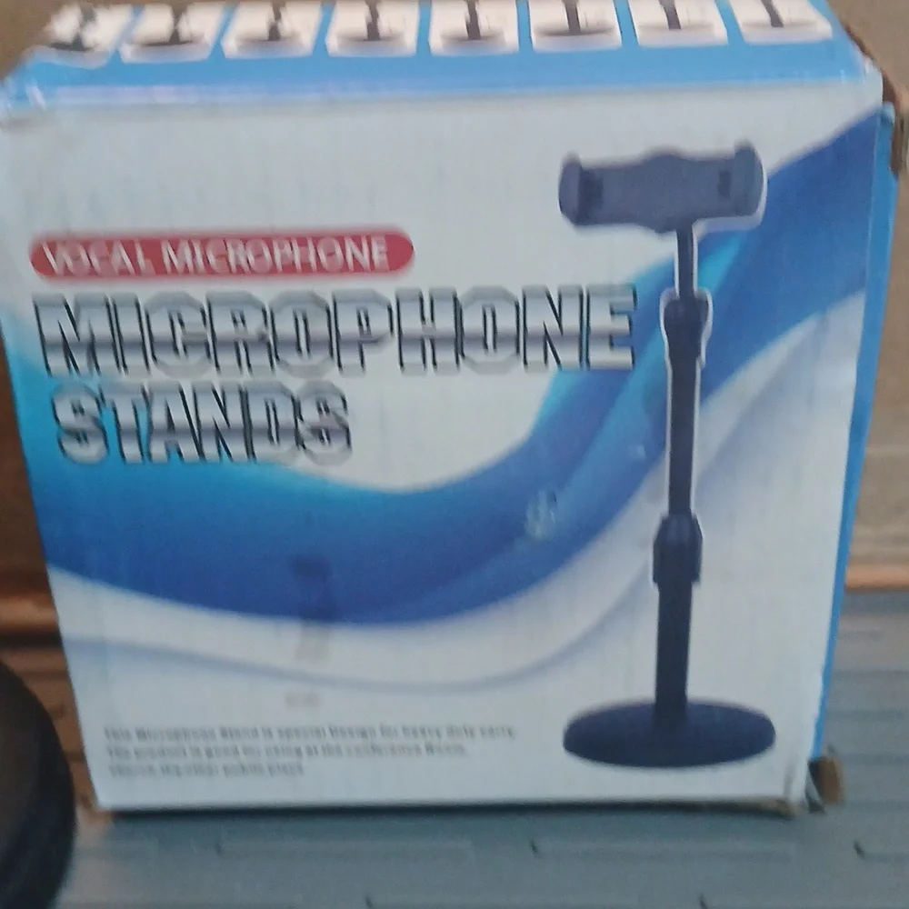 Black Microphone Stand